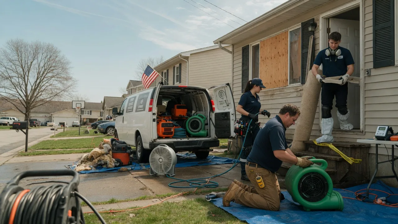 Water Damage Restoration in Lurgan, PA near me